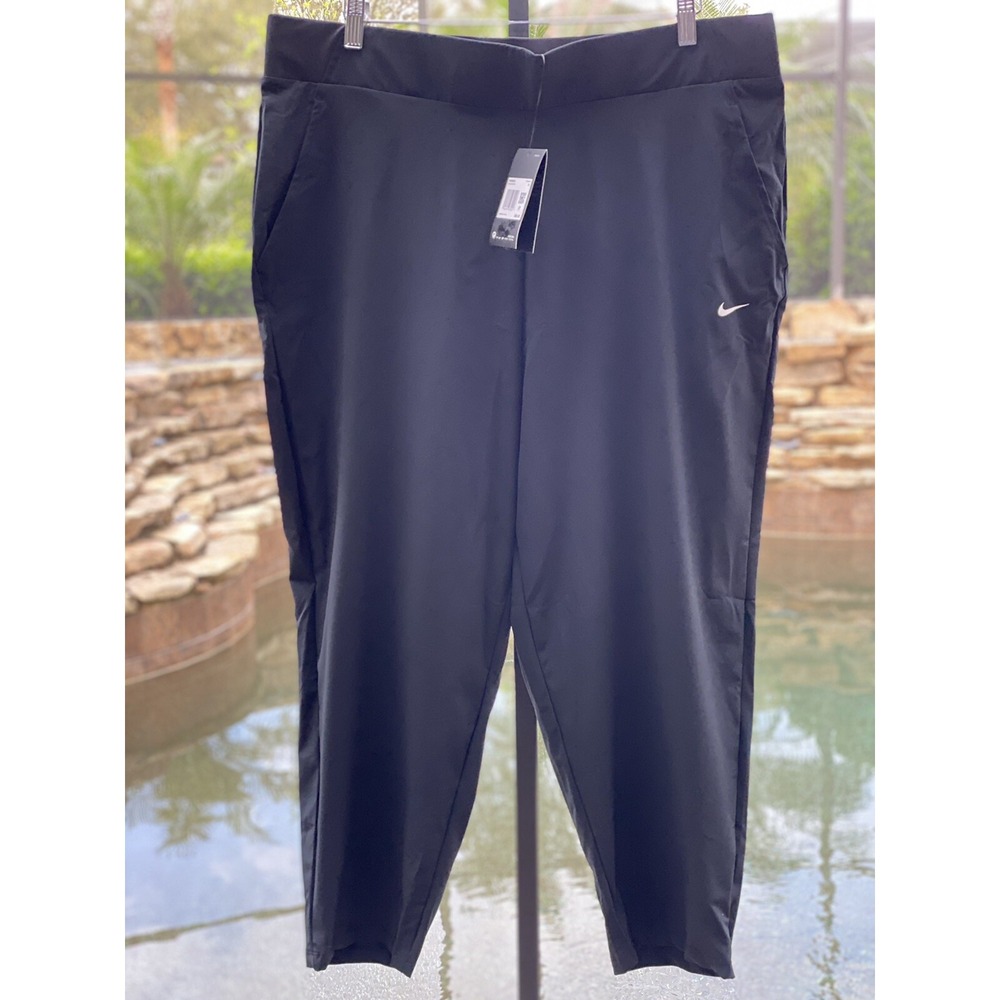 Nike Bliss Victory 7/8 Training Pants Black Plus 1X Dri-FIT NWT